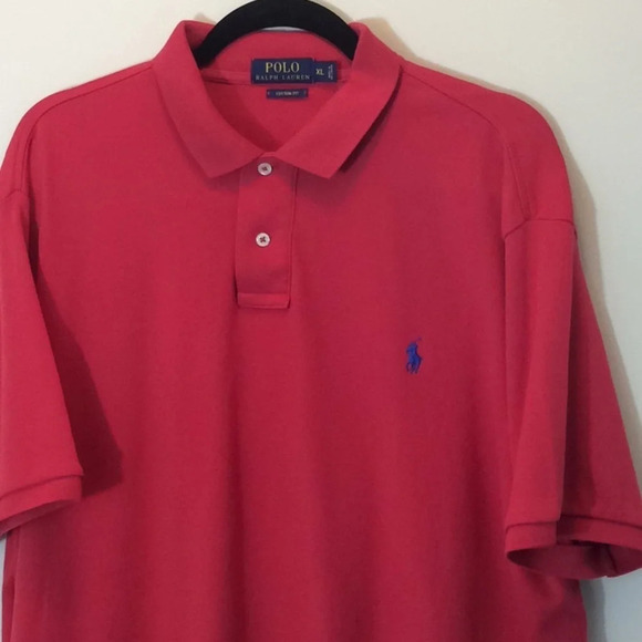 Polo by RL Red Shirt with Blue Pony Size XL - Picture 3 of 8